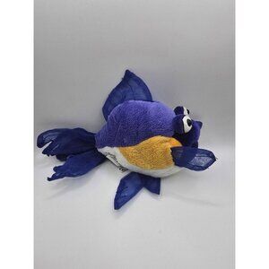 Ganz Webkinz Lil Kinz Purple Goldfish STUFFED ANIMAL Toy HS512- No Code